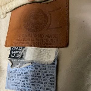 Sheep skin, wool interior, Canterbury sheepskin collection.